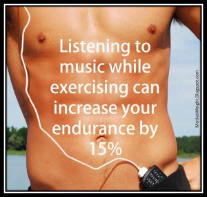 exercising with music